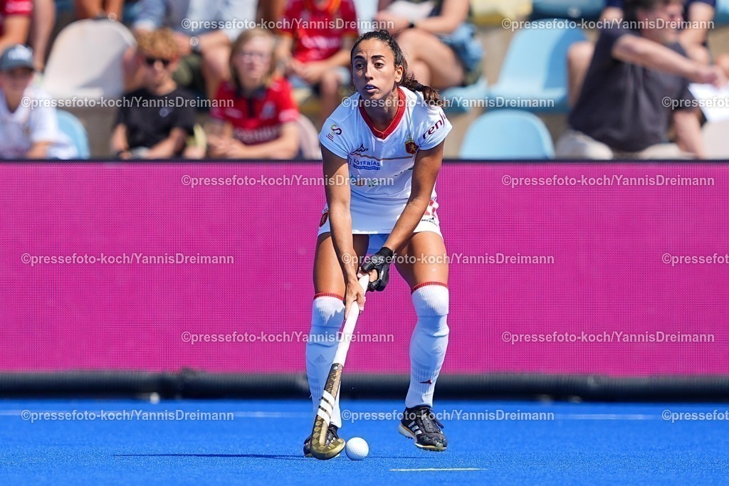xydrx10082502015 | 10.08.2025, xydrx, Frauen EuroHockey Championship 2025, Gruppenphase, Gruppe B, Belgien - Spanien, Sparkassenpark Mönchengladbach: Marta Segu (ESP #11)