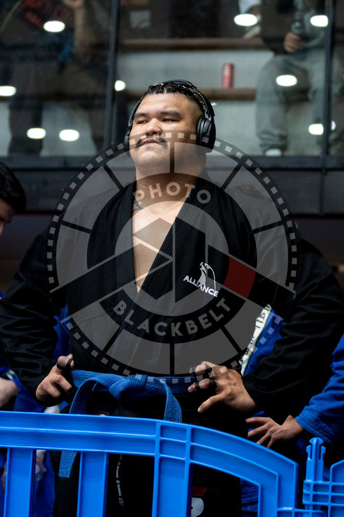 20240121PBB5707 | Fighters compete during the second day of the IBJJF European Championship in Paris, France, on January 21, 2024.