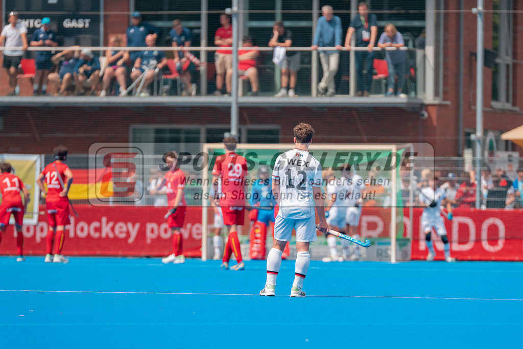 HK_20230716_102865 | Euro Hockey MU18 Boys Finale Belgium vs Germany Championship Girls & Boys am 16.7.2023 CHTC , Krefeld ,