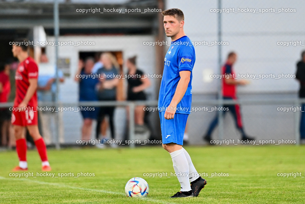 SV St.Jakob vs. SAK | #14 Nace Erzen SAK, SV St.Jakob vs. SAK, SV St.Jakob vs. SAK am 23.08.2024 in St. Jakob im Rosenthal (Sportplatz St. Jakob), Austria, (Photo by Bernd Stefan)