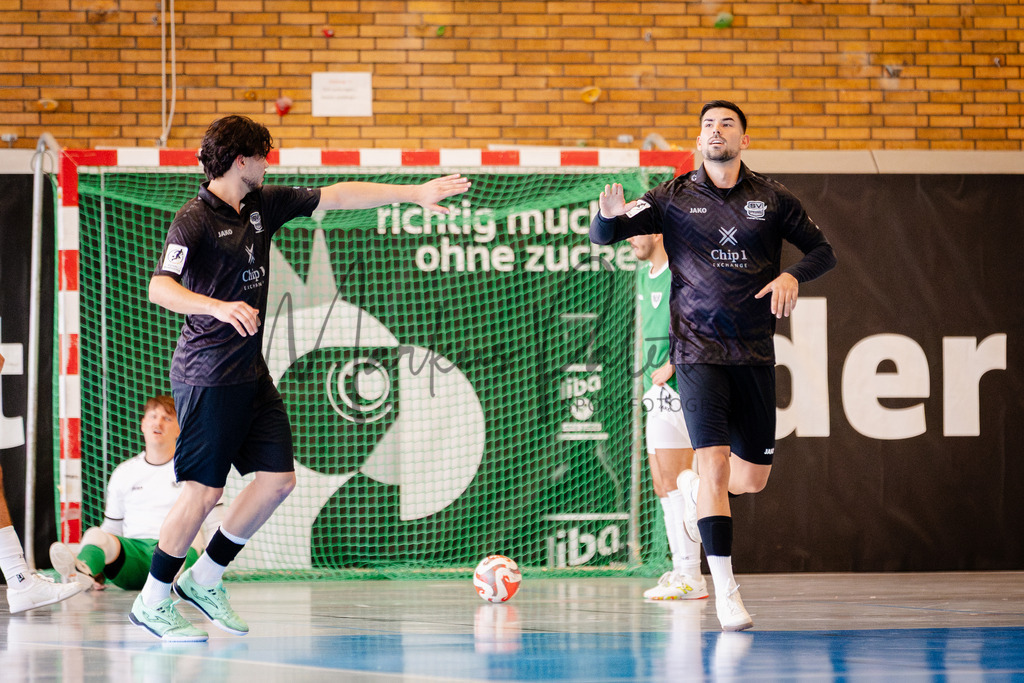 Futsal-Bundesliga, Saison 2025/2026, 4. Spieltag: SC Preußen Münster - SV Pars Neu-Isenburg | Futsal-Bundesliga, Saison 2025/2026, 4. Spieltag, SC Preußen Münster empfängt SV Pars Neu-Isenburg in der Universitäts-Sporthalle in Münster. Foto: sportfotografie.ms | Markus Paletta - Realisiert mit Pictrs.com