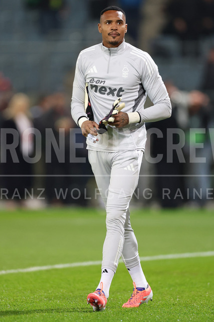 UEFA Europa League 2025/26: SK Sturm Graz vs SK Brann | Graz, Austria, 29.JAN.26 - SOCCER - UEFA Europa League, SK Sturm Graz vs SK Brann Bergen. The image shows John Victor (Nottingham).