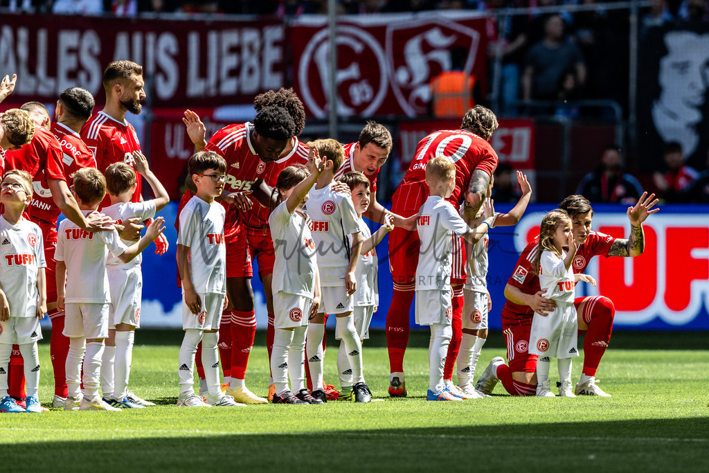 Fortuna Düsseldorf vs. Karlsruher SC | Düsseldorf, 30.04.2023: 2. Bundesliga, 30. Spieltag, Fortuna Düsseldorf gegen Karlsruher SC in der Merkur Arena in Düsseldorf. Foto: sportfotografie.ms | Markus Paletta - Realisiert mit Pictrs.com