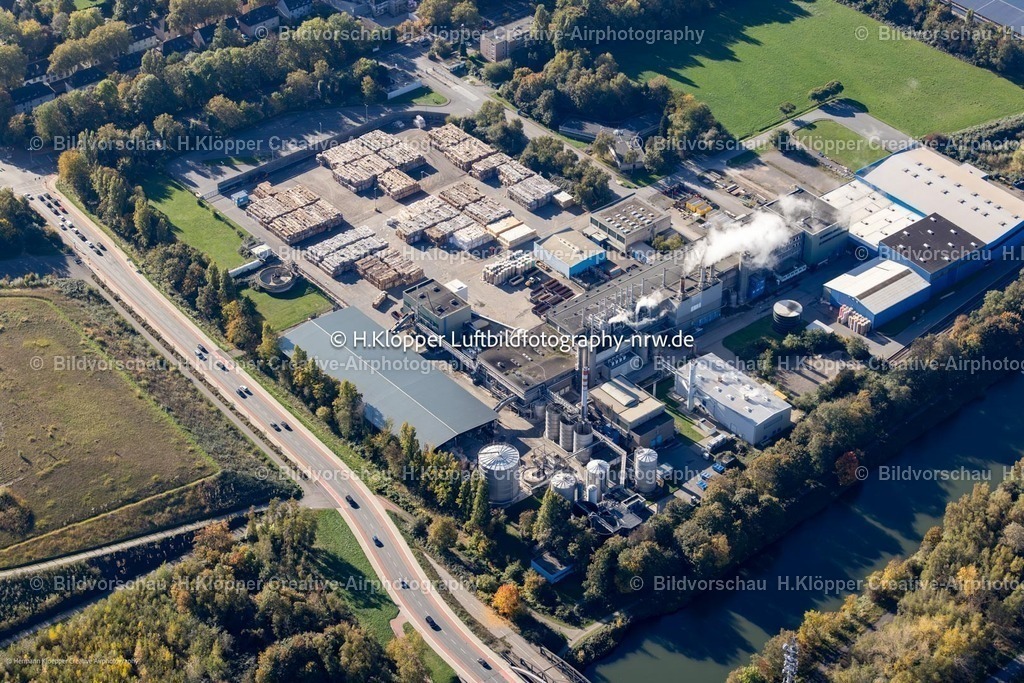 Luftbild Gelsenkirchen Gelsenkrichen-6749 | Luftbildfotografie Gebäude und Produktionshallen auf dem Werksgelände der Papierfabrik " HHamburger Rieger Gelsenkirchen GmbH &amp; Co. KG " an der Alfred-Zingler-Straße in Gelsenkirchen - Realized with Pictrs.com