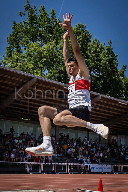 B&amp;S Kurpfalz Gala; Weinheim, 23.05.2026 | WEINHEIM, GERMANY - MAY 24: Samuel Vallipuram (GER/VfB Stuttgart 1893) during the B&amp;S Kurpfalz Gala am 23.05.2026 at the  Sepp-Herberger-Stadium in Weinheim (Baden-Wuerttemberg / Germany).