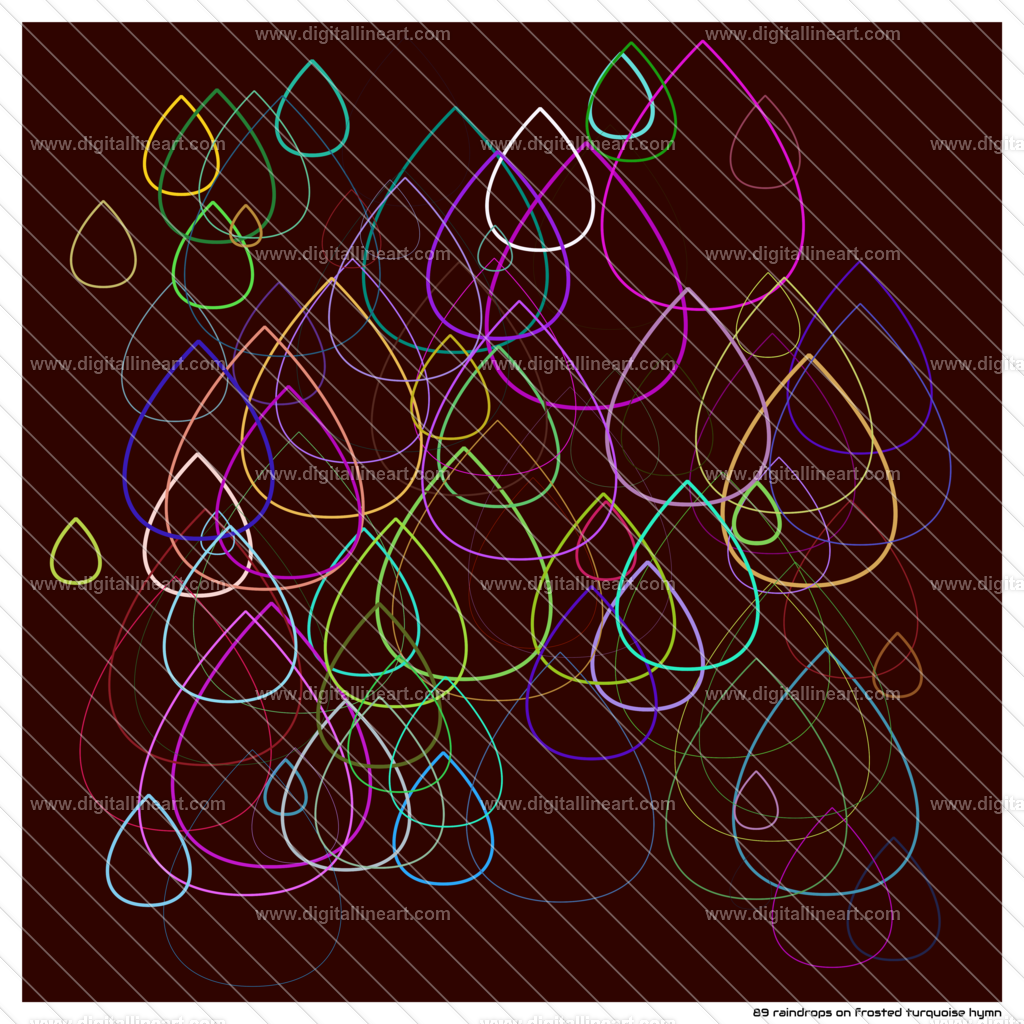 89-raindrops-frosted-turquoise-hymn | digitallineart - Realisiert mit Pictrs.com