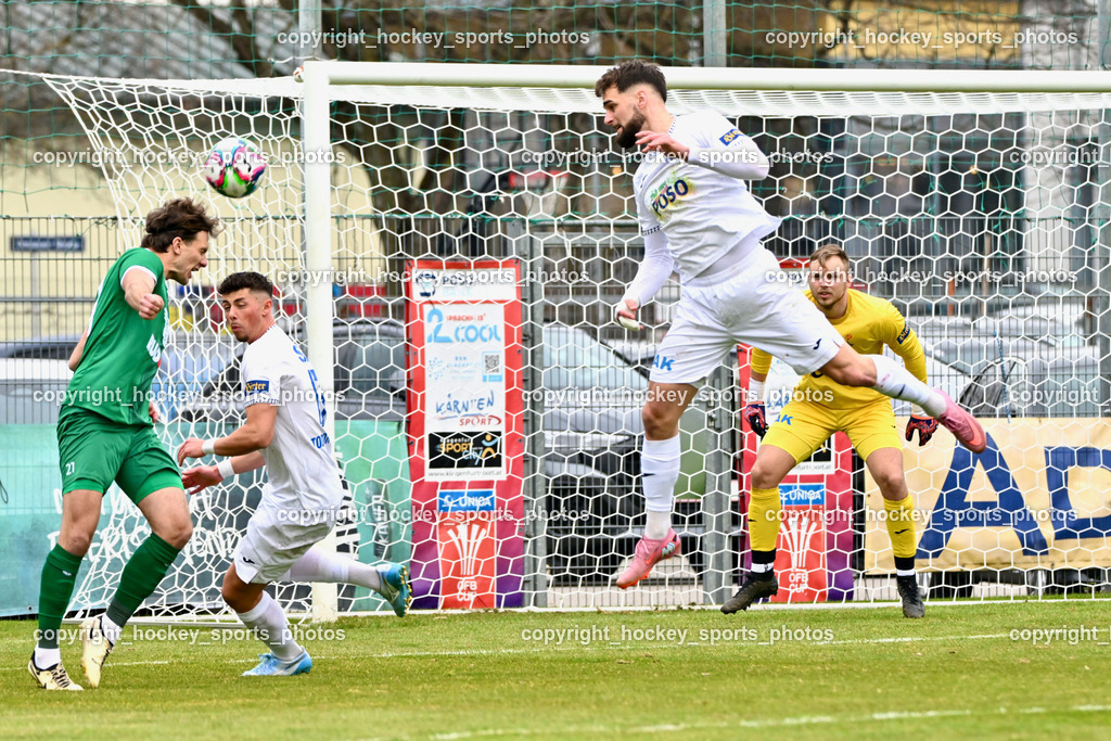 SAK vs. VST Völkermarkt | #24 Jovan Koprivica SAK, #99 Arian Rener SAK, #17 Timo Todor-Kostic SAK, #21 Oliver Kuester VST Völkermarkt, SAK vs. VST Völkermarkt, SAK vs. VST Völkermarkt am 21.03.2026 in Klagenfurt (Sportpark Welzenegg), Austria, (Photo by Bernd Stefan)