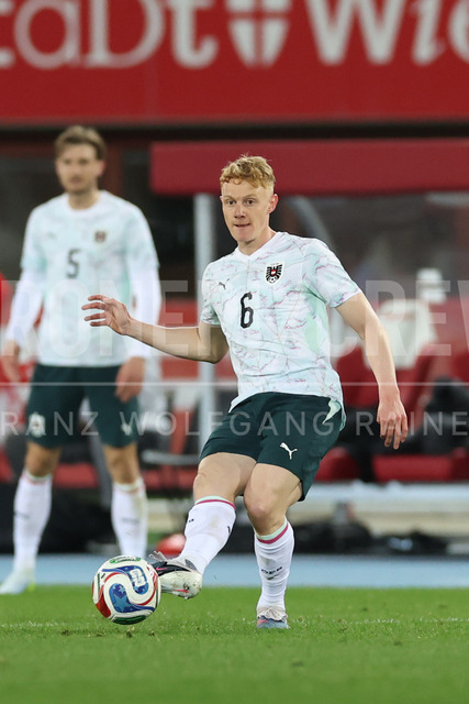 Austria vs Ghana – International Football Match    | VIENNA, AUSTRIA, 27.MAR.26 - SOCCER - OEFB international test match, Austria vs Ghana. The image shows Nicolas Seiwald (AUT).