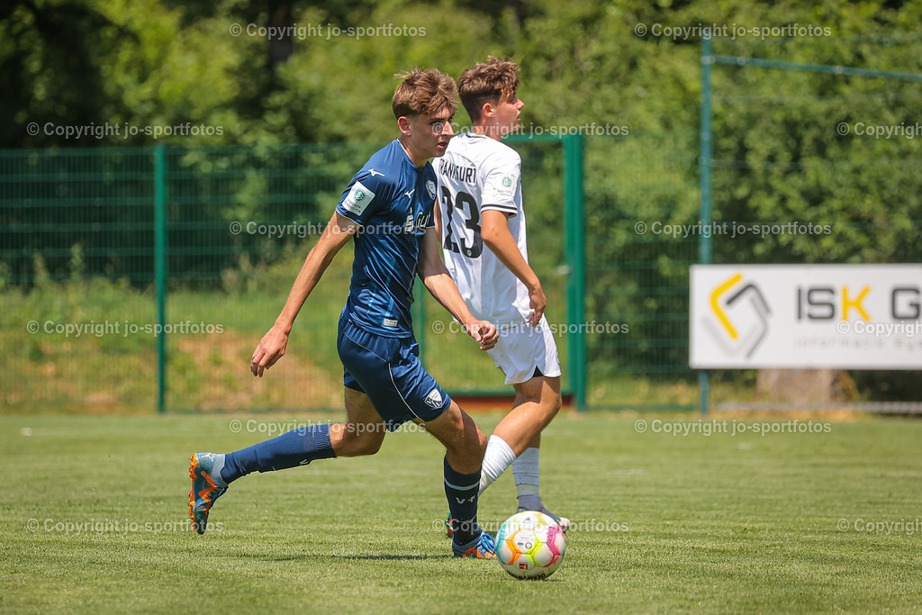 BQ3I5452 | 17.06.2023; Testspiel; Rasenplatz Offdilln; VfL Bochum U17 - Eintracht Frankfurt U17; Ergebnis: 3:1 (1:1)