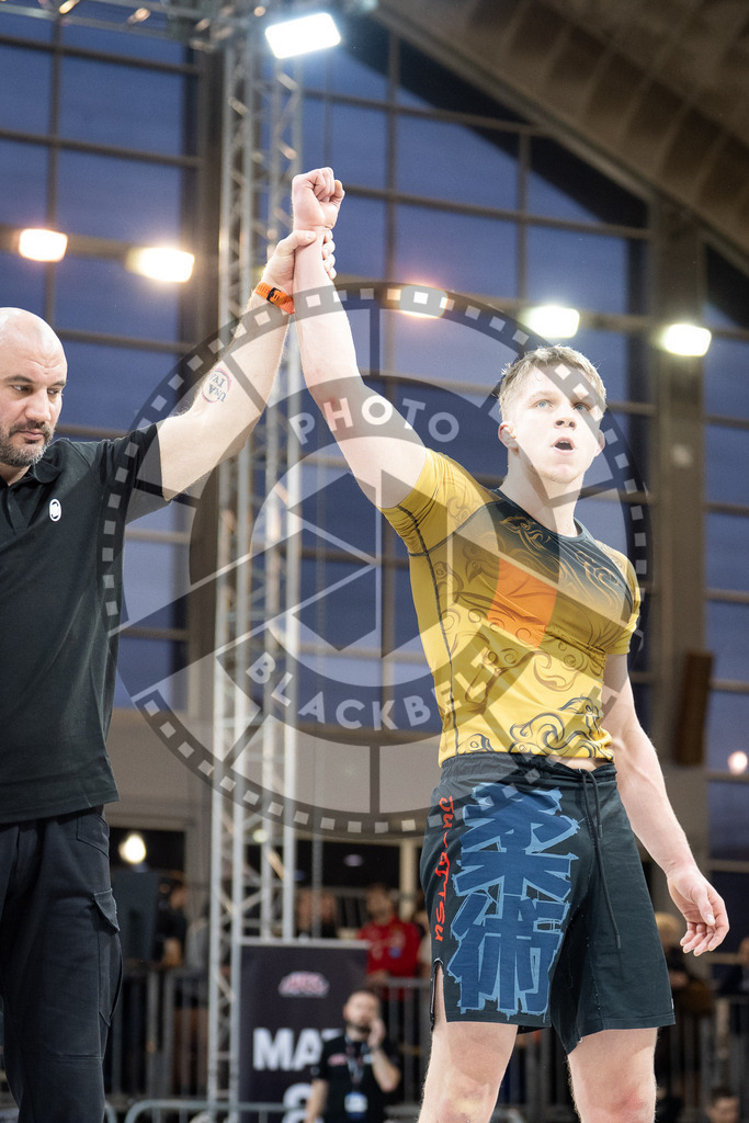20260214PBB0618 | Fighters compete during the ADCC European Trials  competition day 1 in Belgrade, Serbia, on February 14, 2026.