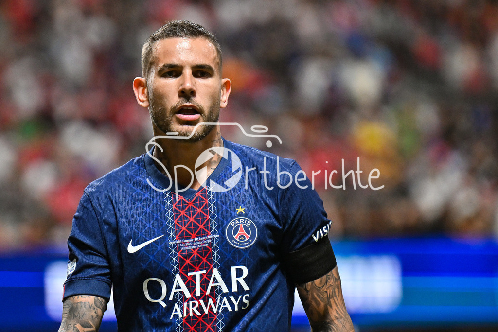 Paris Saint Germain - FC Bayern München | im Bild Lucas HERNANDEZ (Paris SG 21) nach seiner roten Karte / Einzelfoto / Freisteller / FIFA Club World Cup: Paris Saint Germain - FC Bayern Muenchen, Mercedes Benz Stadium am 05.07.2025 / NOT FOR SALE IN USA