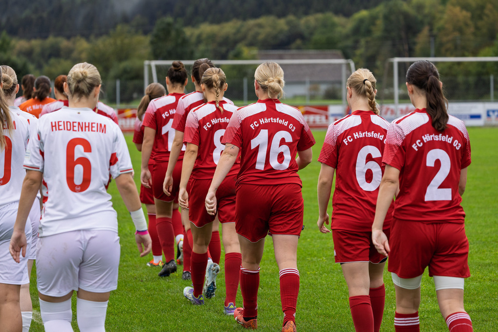 HÄRFCH_250914_6591 | FC Härtsfeld 03 vs. 1.FC Heidenheim 1846 II, Fußball, Frauen, Bezirksliga, 2025/2026, 1. Spieltag, 14.09.2025 in Dischingen(Foto: Michael Bulling) - Realisiert mit Pictrs.com
