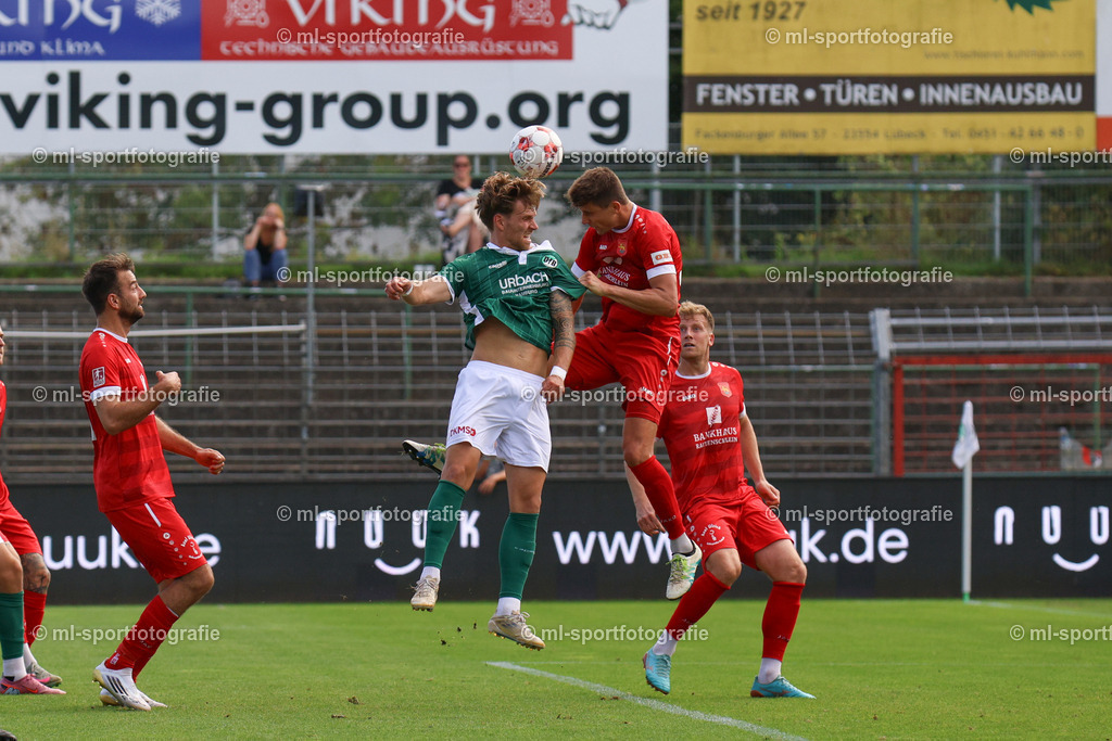 Fußball I Herren I Saison 2025/2026 I Regionalliga Nord I 10. Spieltag I VfB Lübeck - FSV Schöningen | ml-sportfotografie - Realisiert mit Pictrs.com