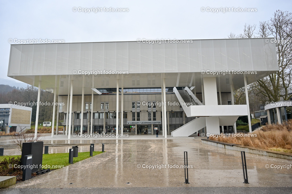 JKU Linz_ Johannes Kepler Universitaetsgelaende Linz_ 03.01.2023-5 | 03.01.2023, Johannes Kepler Universitaet Linz, AUT, JKU Gelaende, Johannes Kepler Universitaet Linz, im Bild JKU, Johannes Kepler Universitaetsgelaende Linz, Bibliothek, Library, Learning Center