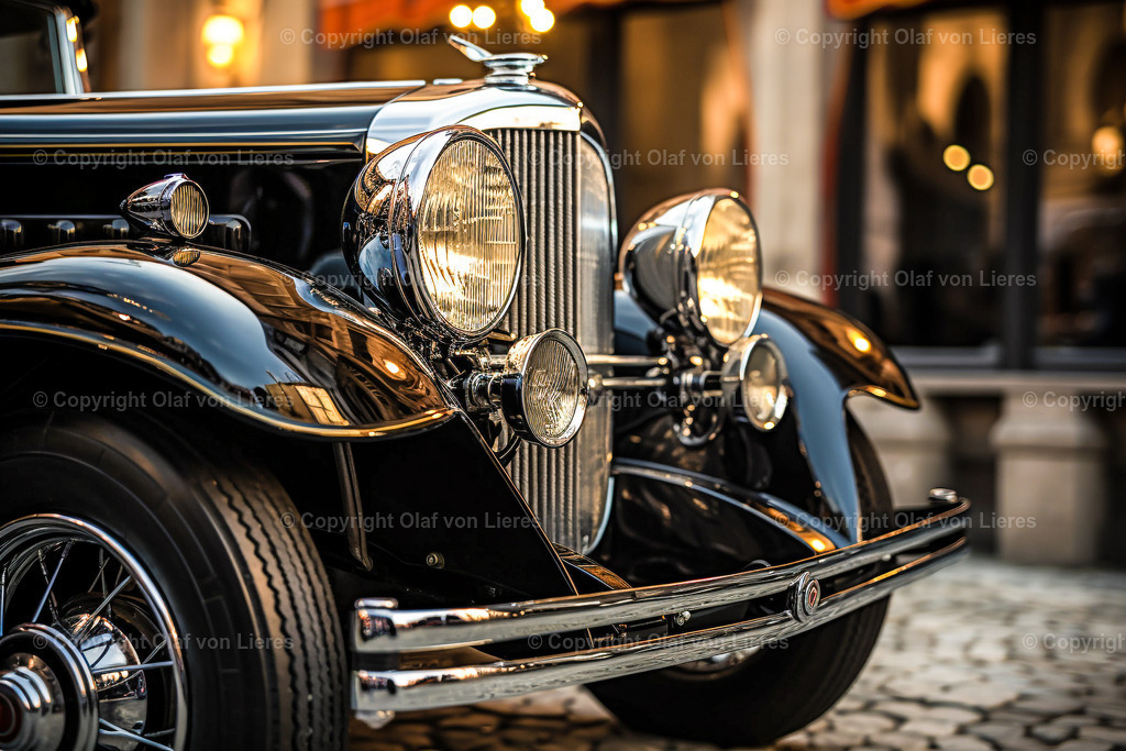 Oldtimer edel | Kühlergrill verchromt