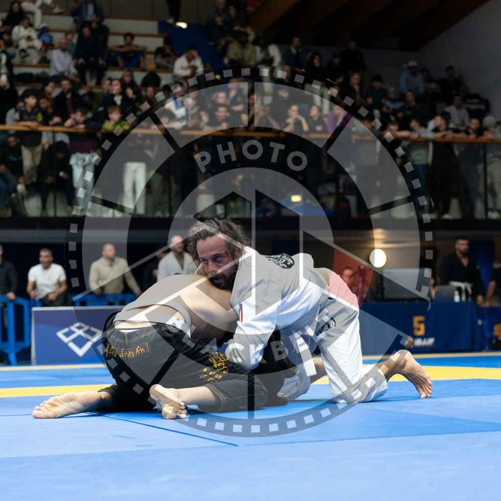 20240119PBB2897 | Fighters compete during the IBJJF European Championship in Paris, France, on January 19, 2024.