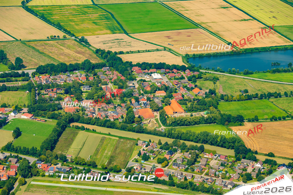 Schrägluftbild  Wybelsum  Emden - Das Luftbild wurde 2025 vom UL-Flugzeug heraus erstellt (ohne Drohne- keine Drohnenaufnahme ) - Hochauflösende Luftaufnahme -Nicht vergleichbar mit Google Maps oder Satelittenbilder- Die Geschenkidee !Mit Lizenz und Bildrechte bestellbar