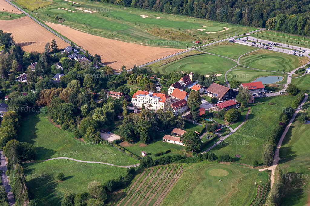 Luftbild: Golfclub Schloss Kressbach im Ortsteil Kreßbach in Tübingen im Bundesland Baden-Württemberg in Deutschland. Foto: IMG_008667.jpg vom 27.08.2020 durch Werner Riehm/FLY-FOTO.de
