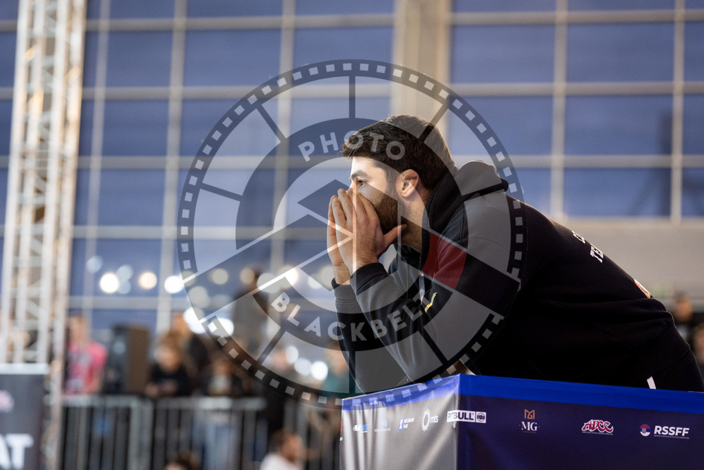 20260214PBB1314 | Fighters compete during the ADCC European Trials  competition day 1 in Belgrade, Serbia, on February 14, 2026.