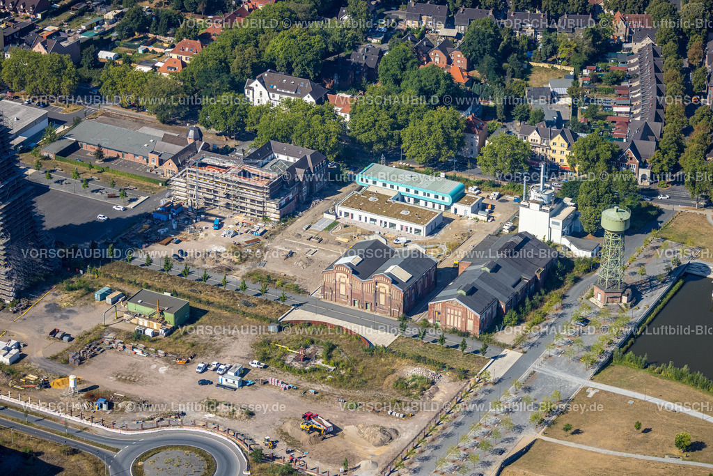 Dinslaken220806609 | Luftbild, Kreativ.Quartier Baustelle im Bergpark Lohberg, Oberlohberg, Dinslaken, Ruhrgebiet, Nordrhein-Westfalen, Deutschland