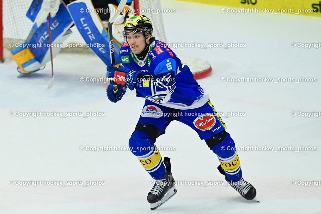 EC IDM Wärmepumpen VSV vs. STEINBACH BLACK WINGS LINZ  | #14 TSCHURNIG Johannes EC VSV, EC IDM Wärmepumpen VSV vs. STEINBACH BLACK WINGS LINZ , EC IDM Wärmepumpen VSV vs. STEINBACH BLACK WINGS LINZ  am 28.01.2025 in Villach (Stadthalle Villach), Austria, (Photo by Bernd Stefan)
