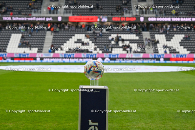 AUT, Admiral Bundesliga, LASK Linz vs FC Red Bull Salzburg | 12.03.2023, Raiffeisen Arena Linz, AUT, Admiral Bundesliga, LASK Linz vs FC Red Bull Salzburg, im Bild Ball, Fussball, Spielgeraet, Symbolbild, Symbolfoto, Feature, Bundesliga


// Admiral Bundesliga Match between LASK Linz and FC Red Bull Salzburg in Linz, Austria on 2023/03/12
