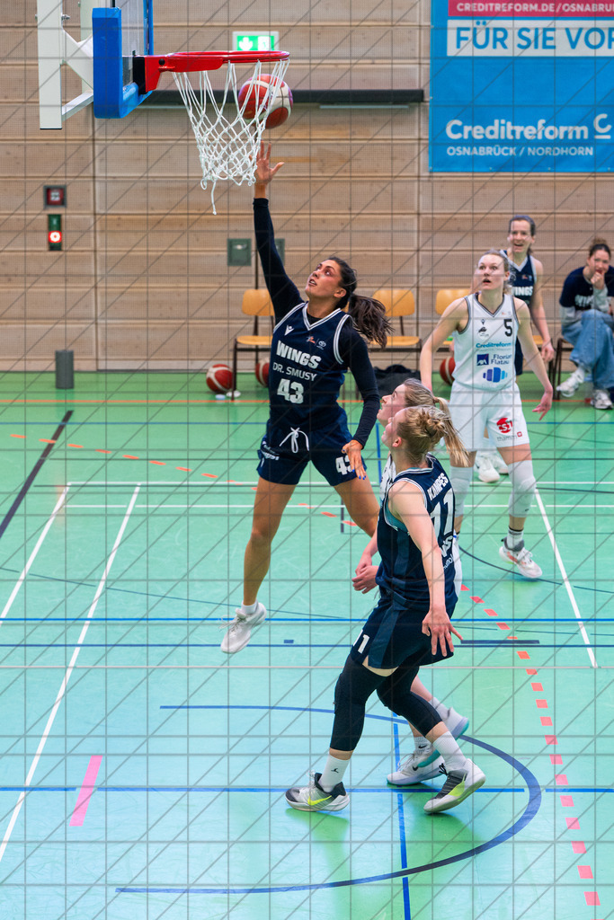 2. DBBL Nord 25/26 | Spieltag 23 | BBC Osnabrück vs. Wings Leverkusen | 22.03.26: 2. DBBL Nord 25/26 | Spieltag 23 | BBC Osnabrück vs. Wings Leverkusen / Osnabrück / Deutschland  //   CREDIT:www.bullenfotos.de, Martin König, Hörner Weg 40, D-49078 Osnabrück, +4917663732967 // Nutzung und Weitergabe nur zu den vereinbarten Zwecken. Presseanfragen an Ersteller. Alle Rechte beim Ersteller. Honorierung nach MFM. - Realisiert mit Pictrs.com