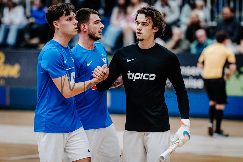 47. Stadtmeisterschaften im Hallenfußball 2025, Vorrunde | Stadtmeisterschaften im Hallenfußball 2025, Vorrunde, Sporthalle Berg Fidel in Münster. Foto: sportfotografie.ms | Markus Paletta - Realisiert mit Pictrs.com