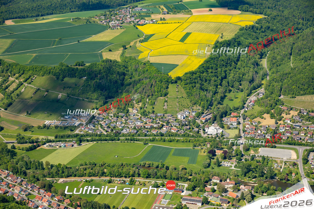 Neu Wülfingen Forchtenberg Bild- Das Luftbild wurde 2025 vom UL-Flugzeug heraus erstellt ( keine Drohnen Bilder! ) - Hochauflösende Luftaufnahme -Nicht vergleichbar mit Google Maps oder Satelittenbilder- Die Geschenkidee !Mit Lizenz und Bildrechte bestellbar