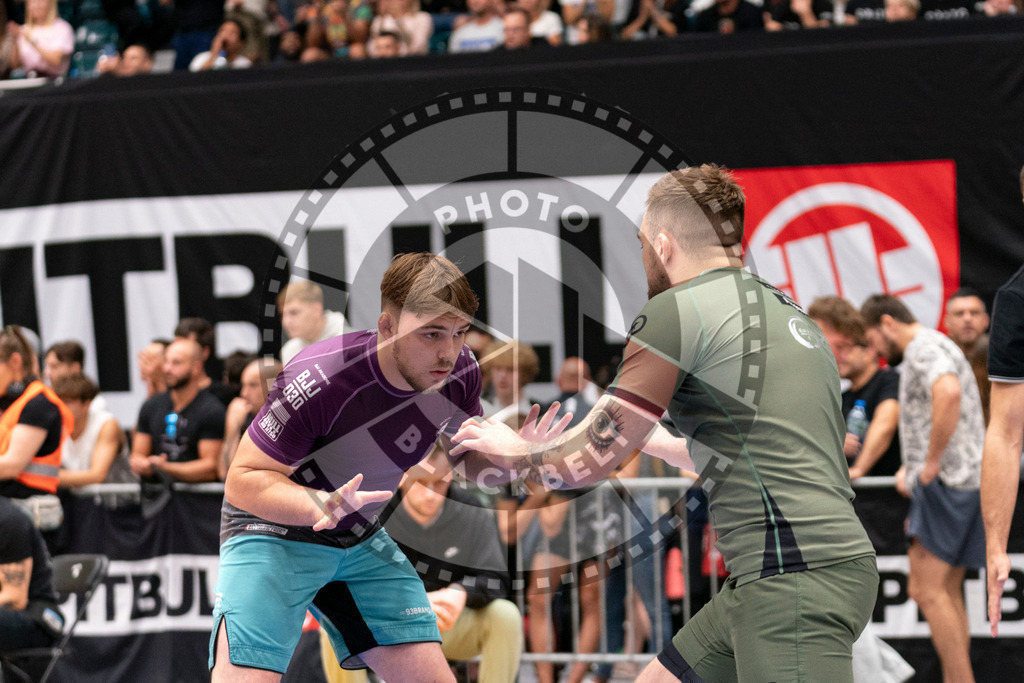 20230916PBB1601 | Fighters compete during the grappling tournement ADCC Trials (European, Middle East and African Championship) in Warsaw, Poland, on September 16, 2023.
