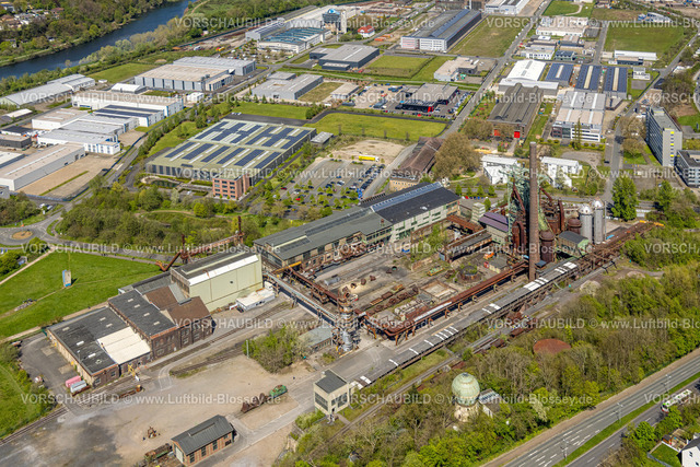 Hattingen230406818 | Luftbild, Ehemaliger Hochofen der Henrichshütte, Welper, Hattingen, Ruhrgebiet, Nordrhein-Westfalen, Deutschland