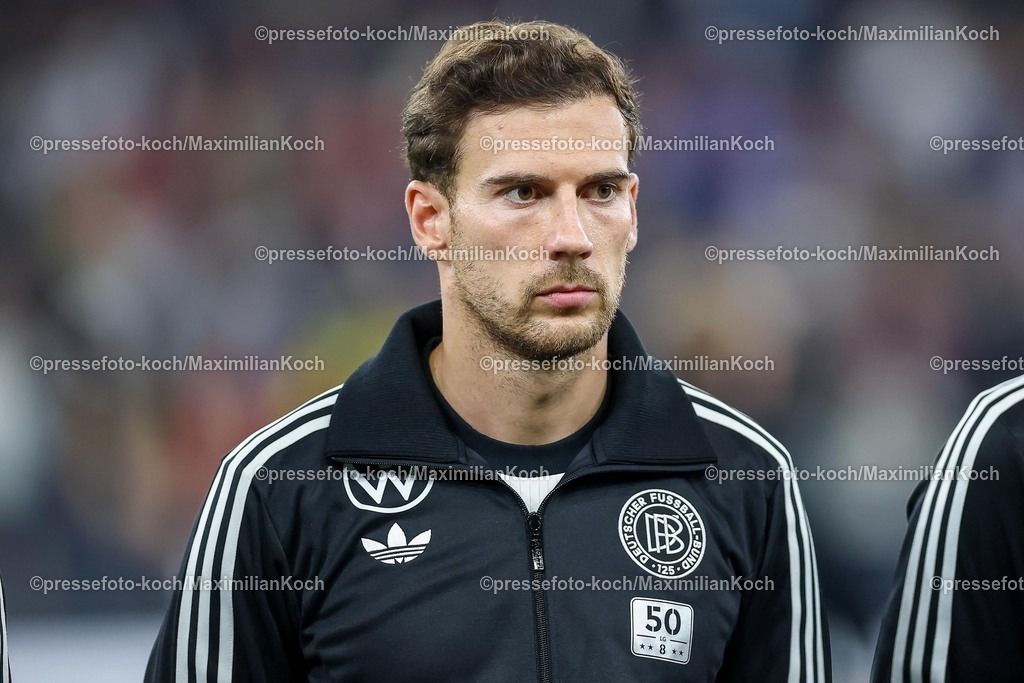 DFB10102502091 | 10.10.2025, Fußball, Länderspiel, Deutschland - Luxemburg, UEFA WM-Qualifikation, 2025/2026, Gruppe A, PreZero Arena in Sinsheim: Leon Goretzka (GER #08) DFB regulations prohibit any use of photographs as image sequences and or quasi-video.