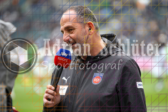 04.04.2026, GER, Fussball, Herren, 1. BL, Saison 2025/2026, Borussia Mönchengladbach - 1. FC Heidenheim | Trainer Frank Schmidt (Heidenheim) im Interview 