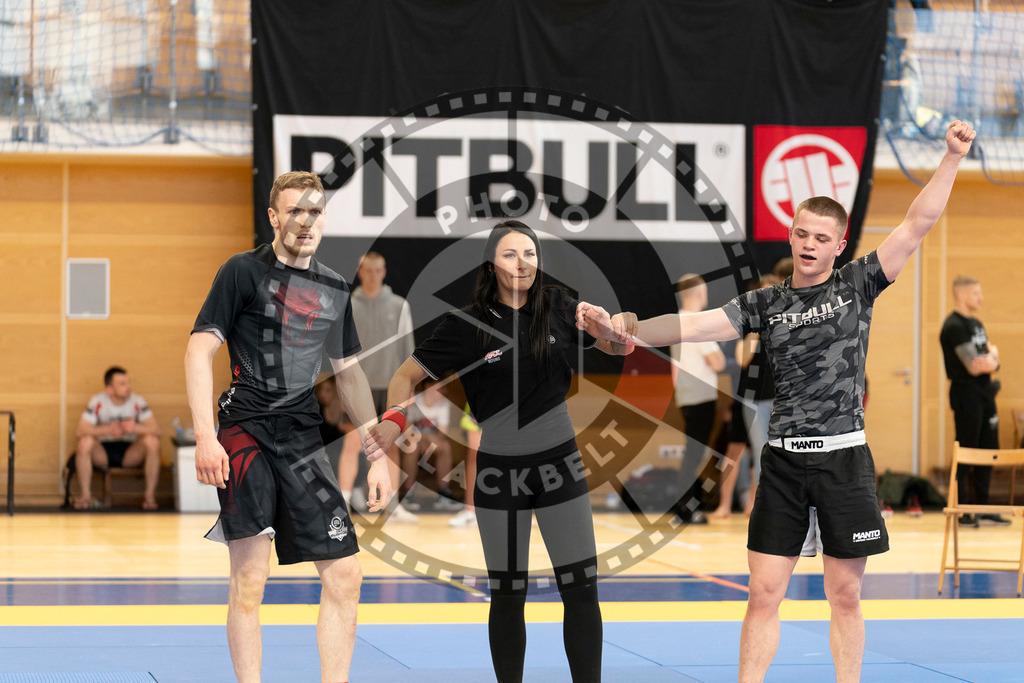 20240316PBB2758 | Athletes compete during the ADCC Eastern European Open grappling Competition in Poznan, Poland, on March 16, 2024.