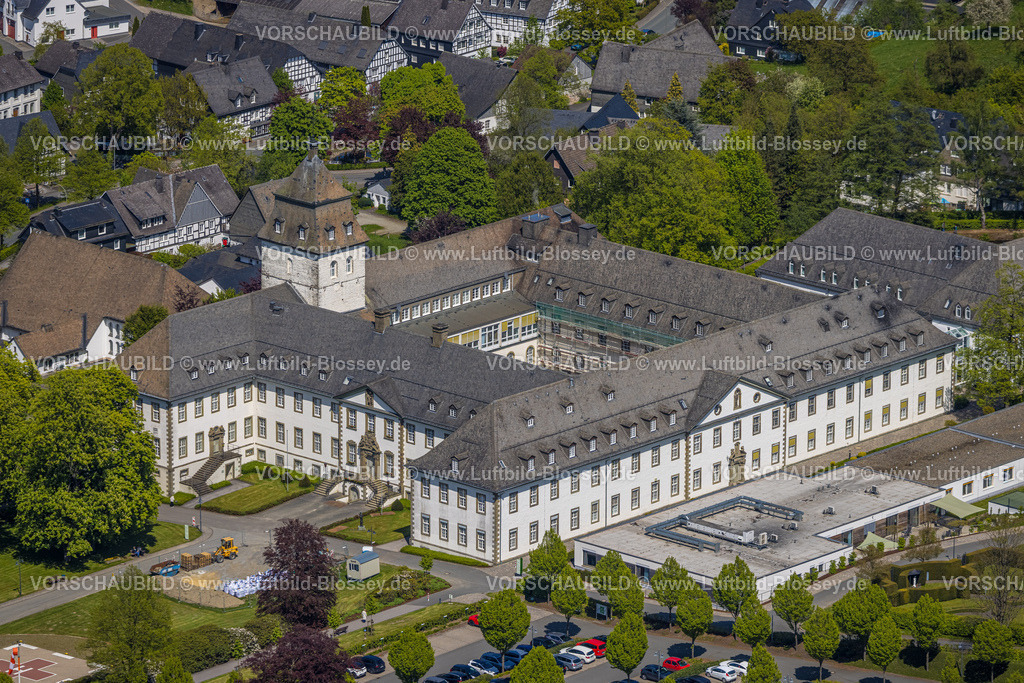 Schmallenberg230506428 | Luftbild, Kloster Grafschaft, Fachkrankenhaus Kloster Grafschaft, Grafschaft, Schmallenberg, Sauerland, Nordrhein-Westfalen, Deutschland