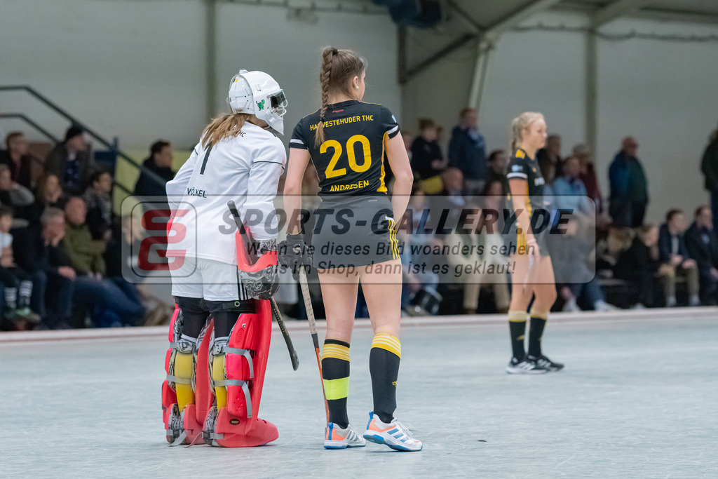 HK_20230226_104893 | Deutsche Meisterschaft WU16 Spiel 1. Halbfinale Havestehuder THC - UHC Hamburg am 26.2.2023 DSC 99, Düsseldorf ,