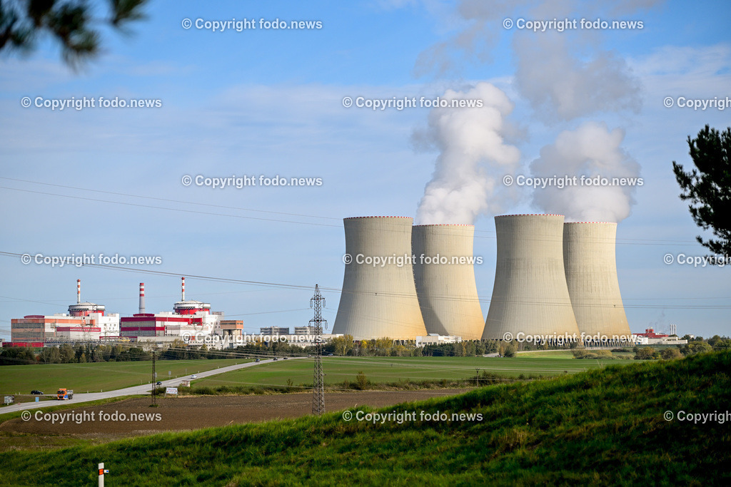 Tschechische Republik_ AKW Temelin_ 14.10.2024-41 | 14.10.2024, Temelin, CZE, AKW Temelin im Bild Atomkraftwerk, Kernkraftwerk, Atomstrom, Strom, Stromproduktion, Stromerzeugung, Atomenergie, Reaktor, Reaktorblock, Kuehlturm, Tschechien, Tschechei, Ceska Republika, Jaderna elektrarna Temelin, JETE, Jihocesky kraj, Suedboemische Region, Tschechische Republik