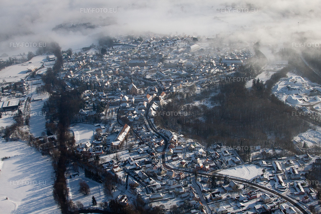 Vue aérienne: Vue de la ville à Lauterbourg dans le département Bas Rhin, France. Photo: IMG_36143.jpg prise le 02/01/2011 par Werner Riehm/FLY-FOTO.euRésolution de l'original: 4752 x 3168 px