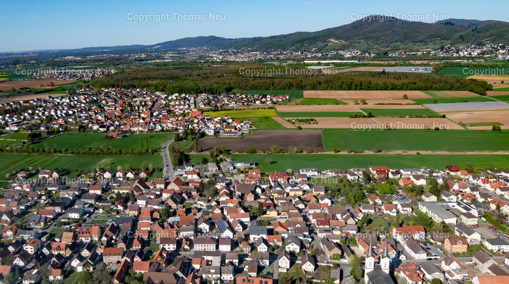 DSC_5842 | bensheim, Luftbild, Schwanheim, Fehlheim, Bergstrasse, Thema Kita, ,, Bild: Thomas Neu