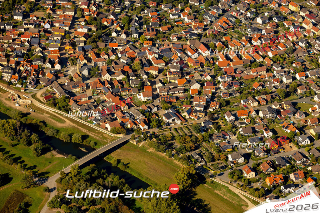 Das Luftbild zeigt :  Kemmern - Die Luftaufnahme wurde 2023 vom UL-Flugzeug aus erstellt ( keine Drohne ) - Hochauflösende Luftaufnahme - Für grossformatige Ausdrucke geeignet. Die Geschenkidee !Mit Lizenz und Bildrechte bestellbar