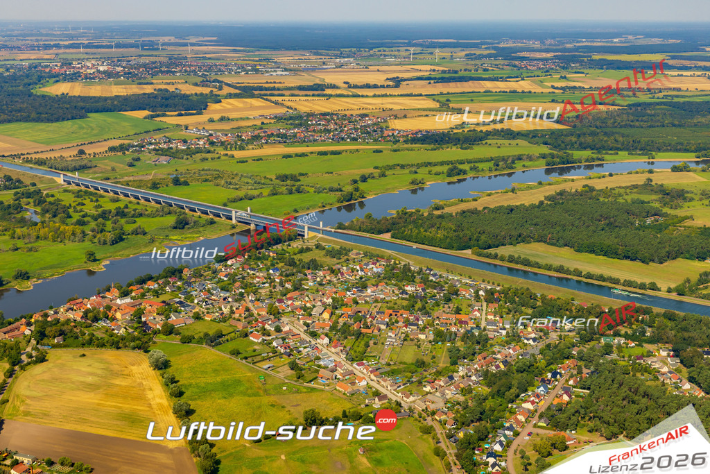 Schrägluftbild  Hohenwarthe  Möser - Das Luftbild wurde 2025 vom UL-Flugzeug heraus erstellt (ohne Drohne- keine Drohnenaufnahme ) - Hochauflösende Luftaufnahme -Nicht vergleichbar mit Google Maps oder Satelittenbilder- Die Geschenkidee !Mit Lizenz und Bildrechte bestellbar