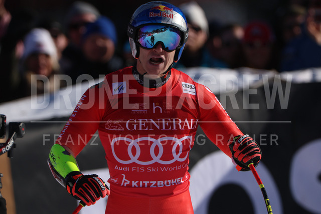 Audi FIS Ski World Cup: Men’s Slalom – Hahnenkamm Race, Kitzbuehel | Kitzbuehel, Austria, 25.Jan.26 - Alpine Skiing - FIS World Cup, Hahnenkamm Race, Slalom, men. The image shows ODERMATT Marco (SUI, Stoeckli).