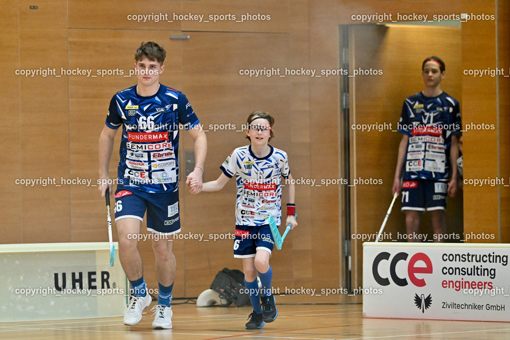 VSV Unihockey vs. Wiener Floorballferein 6.4.2024 | #66 Jakob Rainer VSV Unihockey, VSV Unihockey vs. Wiener Floorballferein 6.4.2024, VSV Unihockey vs. Wiener Floorballferein  am 06.04.2024 in Villach (Ballspielhalle St. Martin), Austria, (Photo by Bernd Stefan)