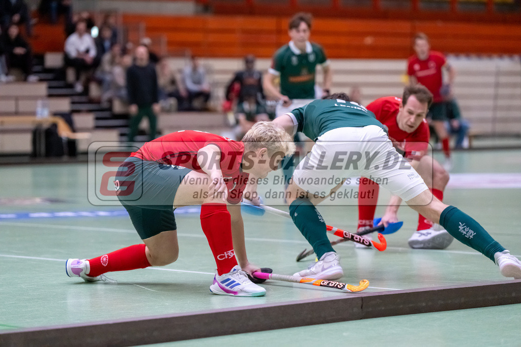 HK_20250110_101185 | 1. Bundesliga Halle Herren Crefelder HTC - Uhlenhorst Mülheim am 10.1.2025 Glockenspitz Halle Krefeld, Krefeld ,