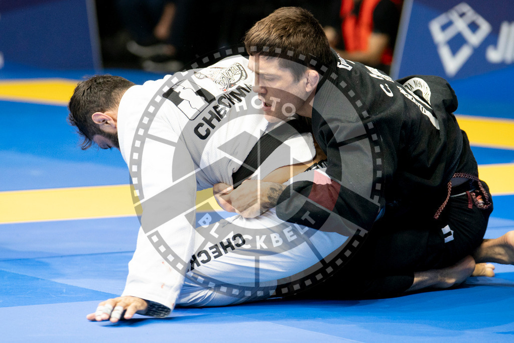 20240124PBB04747 | Fighters compete during the second day of the IBJJF European Championship in Paris, France, on January 24, 2024.