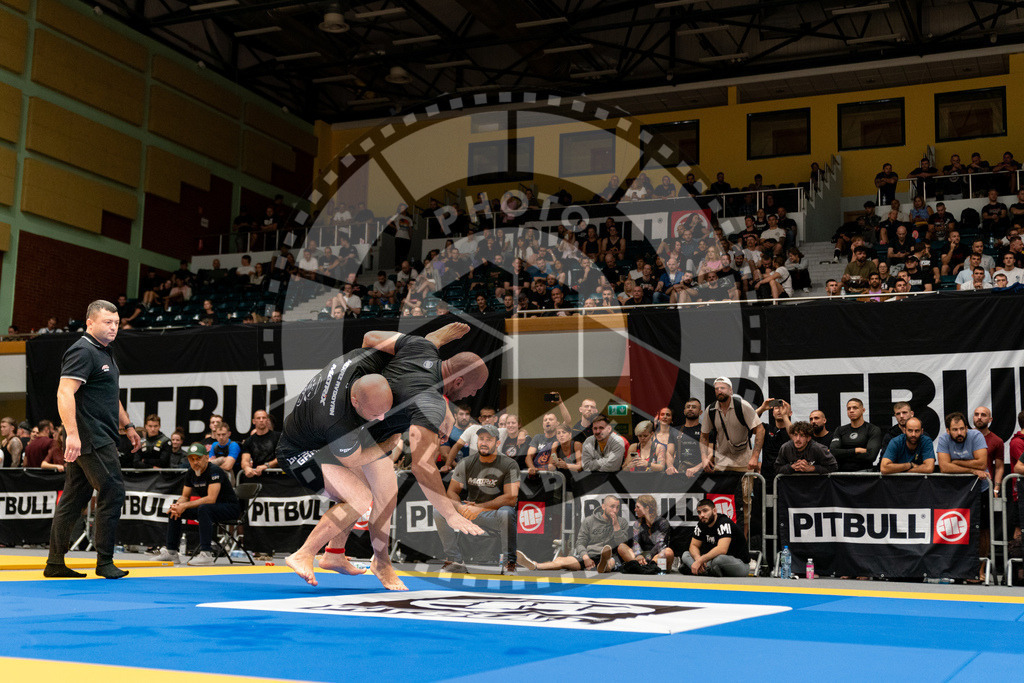 20230916PBB7143 | Fighters compete during the grappling tournement ADCC Trials (European, Middle East and African Championship) in Warsaw, Poland, on September 16, 2023.
