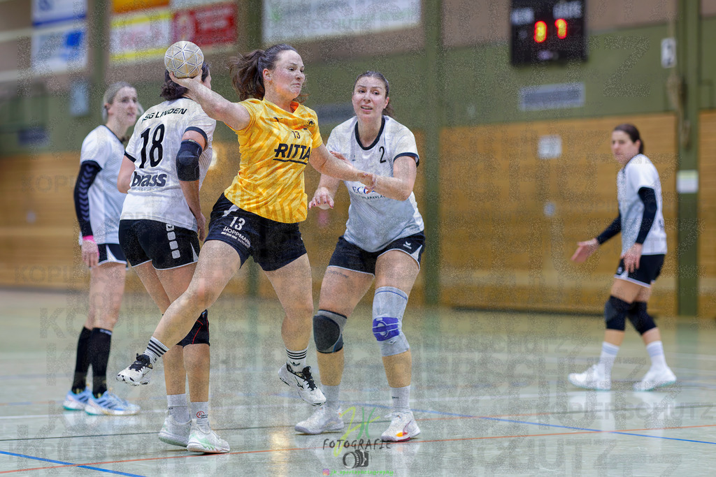 Frauen Oberliga Mitte (HHV); HSG Eibelshausen/Ewersbach - HSG Linden | Frauen Oberliga Mitte (HHV); HSG Eibelshausen/Ewersbach - HSG Linden am 15.11.2025 in Eibelshausen (Holderberghalle)Photo © 2025 - Jörg Heinrich - Realisiert mit Pictrs.com