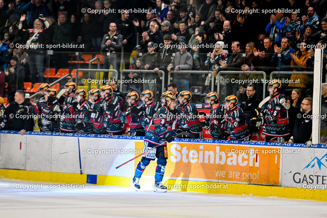 AUT, ICE, Black Wings Linz (AUT) vs Fehervar AV 19 (HUN) | 22.12.2023, Eishalle Linz, AUT, ICE Eishockey Liga, Black Wings Linz (AUT) vs Fehervar AV 19 (HUN), im Bild Kilian Rappold (BWL), Team EHC Black Wings Linz


// ICE win2day Hockey League Match between Black Wings Linz (AUT) vs Fehervar AV 19 (HUN) in Linz, Austria on 2023/12/22