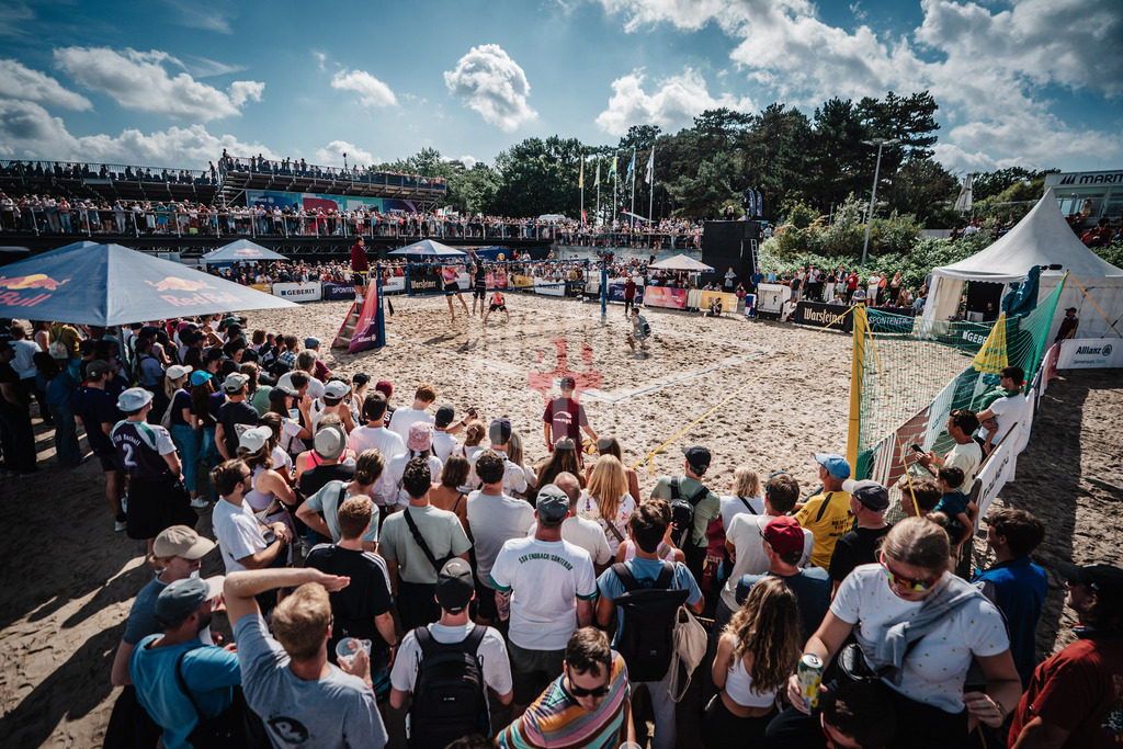 Beachvolleyball | Männer | Deutsche Meisterschaften 2025 Timmendorfer Strand | 05.09.2025 | Der volle Nebencourt