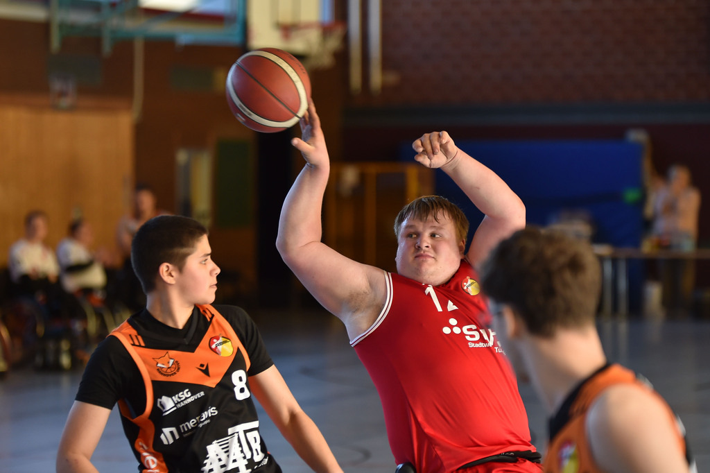 2024-10-26-0271 | RSKV Tuebingen vs. Hannover United 2, Rollstuhlbasketball, 2. Bundesliga Sued, 3. Spieltag, Saison 2024/2025, 26.10.2024, Foto: Ralph Kunze - Realisiert mit Pictrs.com